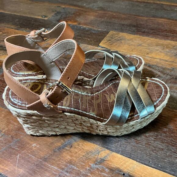 Sam Edelman Darline Platform Wedge Sandal Size 7.5 - Picture 4 of 8